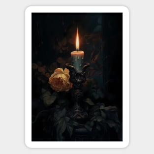 The everburning candle Sticker